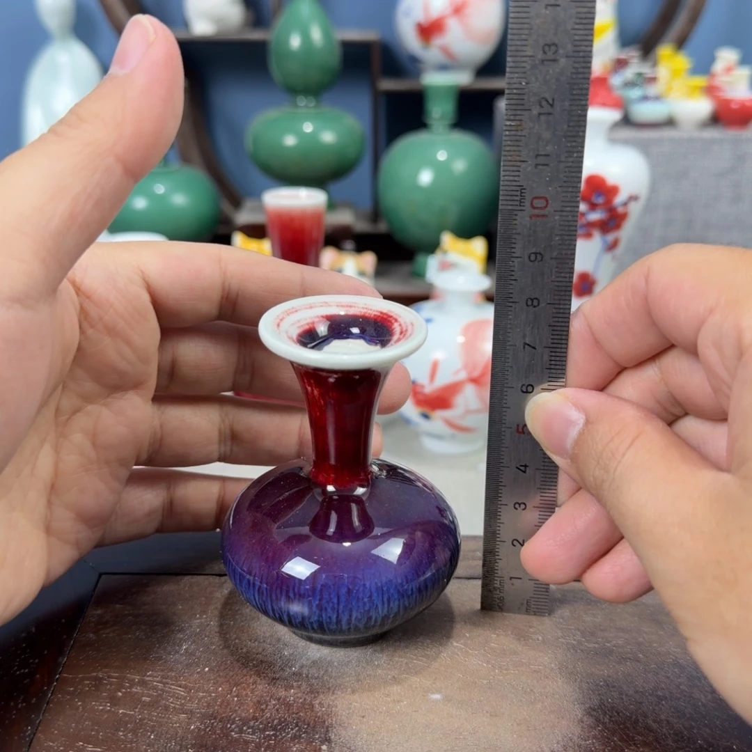 陶瓷手工小花器摆件