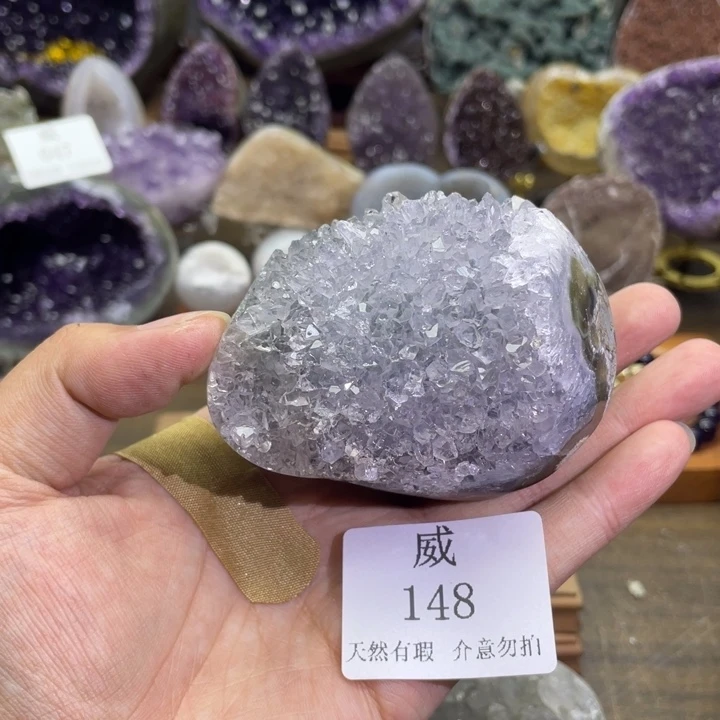 水晶未镶嵌珠宝半成品