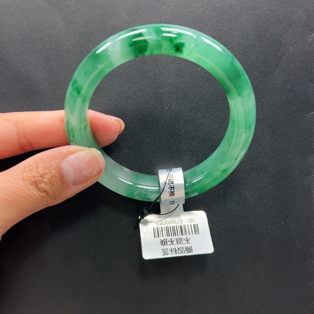 石英质玉未镶嵌手镯+玲玲56.3