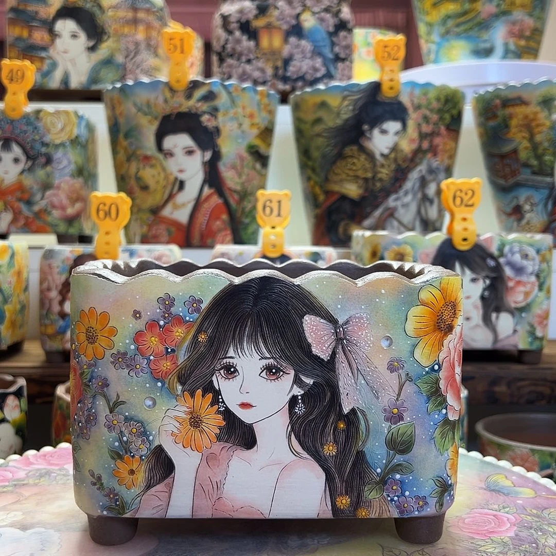 Gogo的精工美女长方盆