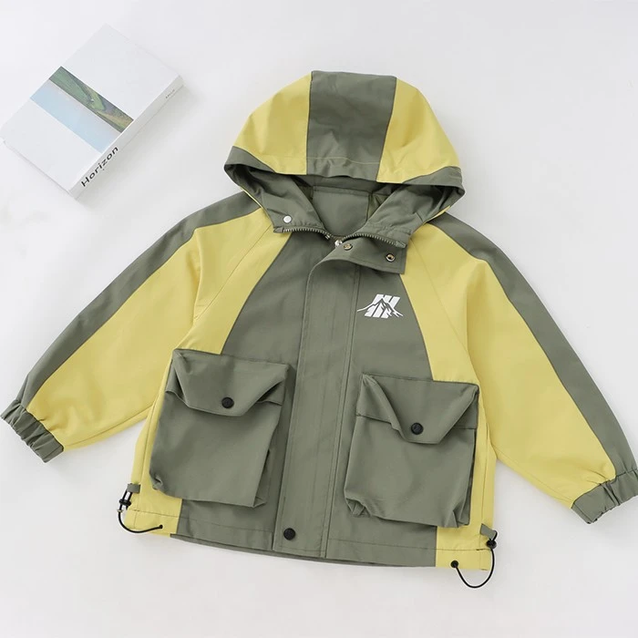 【HBB】中大童秋款品牌简约百搭上衣时尚潮流韩版休闲连帽外套32606