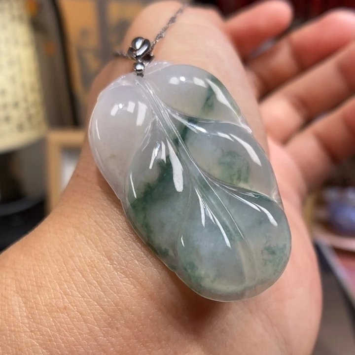 【闪购商品】颈饰银S925镶嵌翡翠16