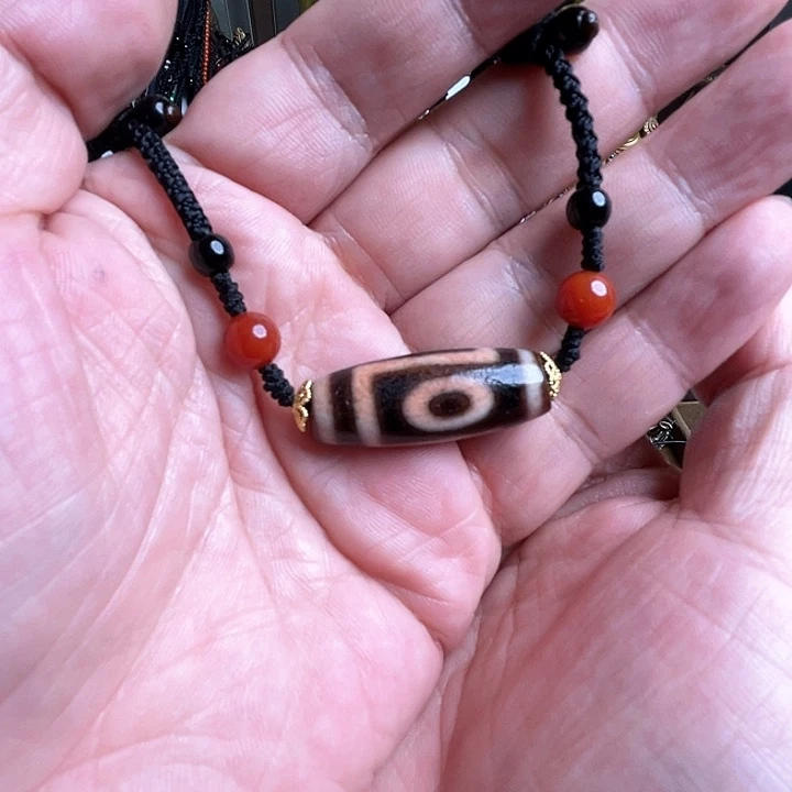 玛瑙/玉髓颈饰合金