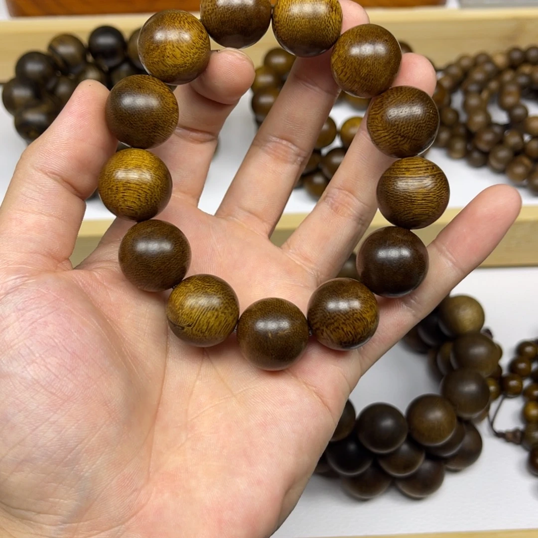 ****风沉香手串越南芽庄黄棋楠1.8