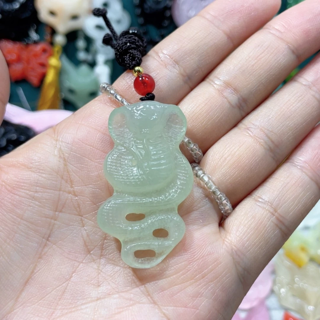 【闪购商品】未镶嵌岫玉颈饰21项链
