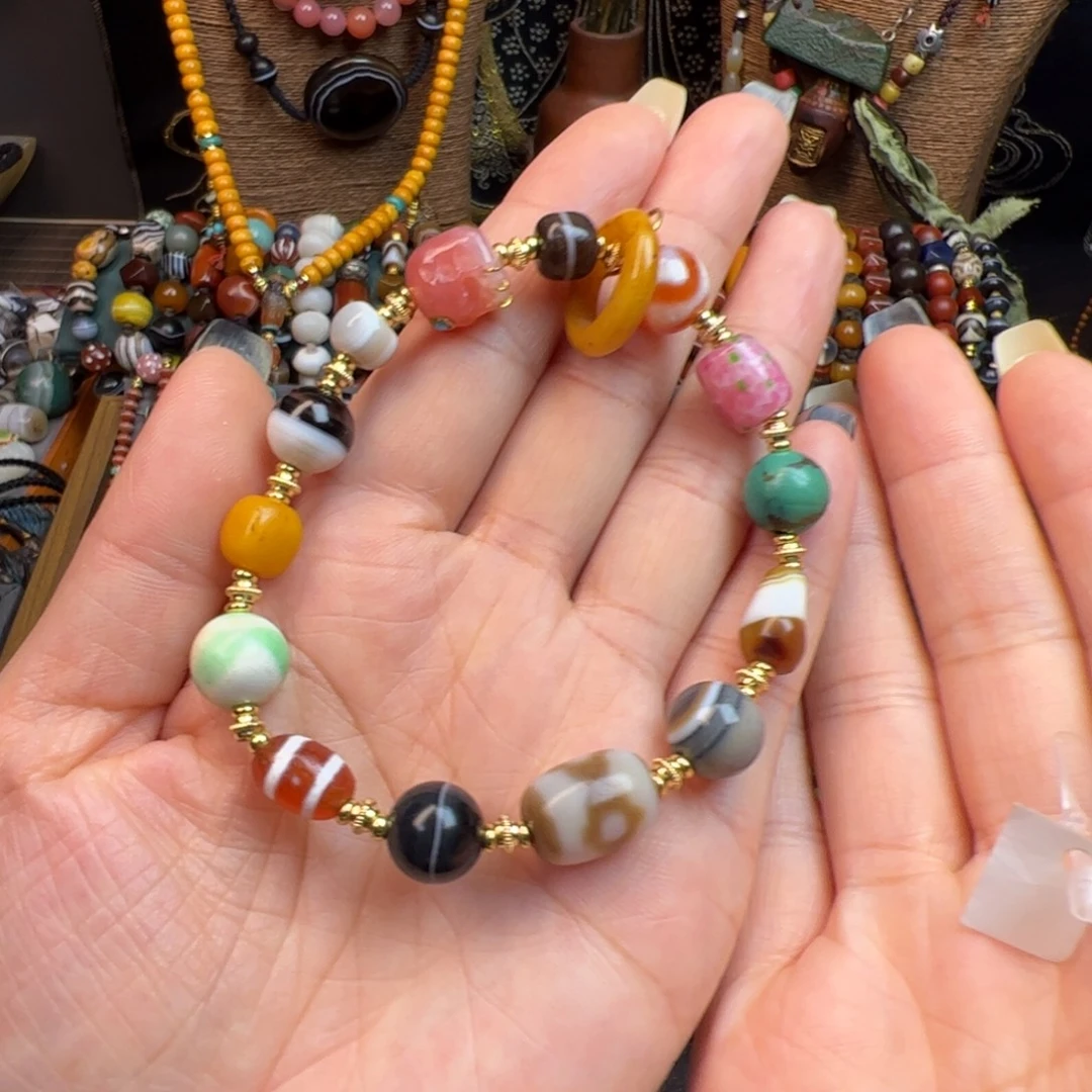 玛瑙/玉髓未镶嵌手链