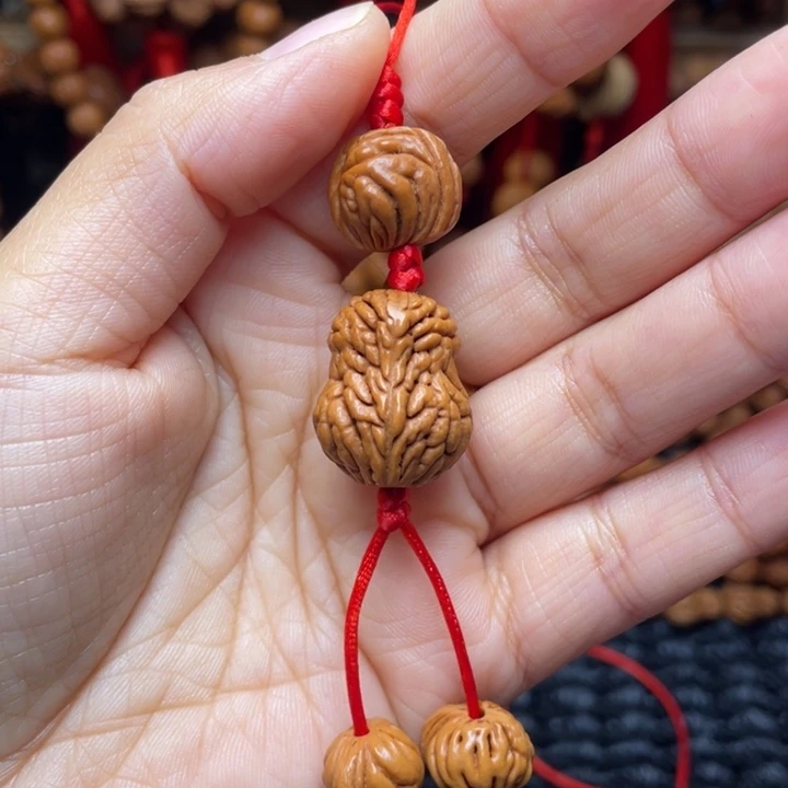 菩提籽类龙纹桃枭挂件