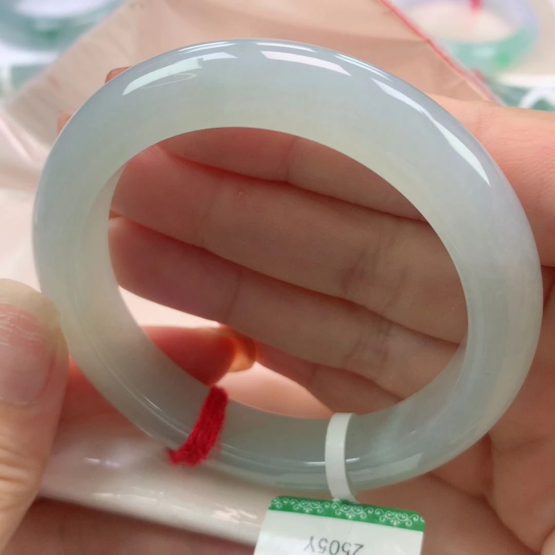 未镶嵌手镯翡翠缅甸天然翡翠55圈