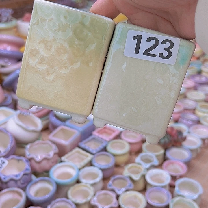 红陶陶瓷花盆当场满12包邮