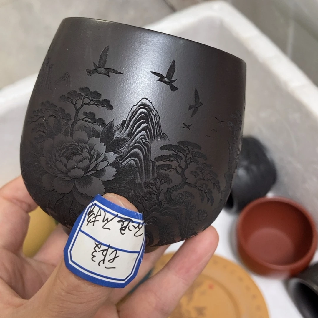 茶杯紫砂瑕疵不退不换介意勿拍