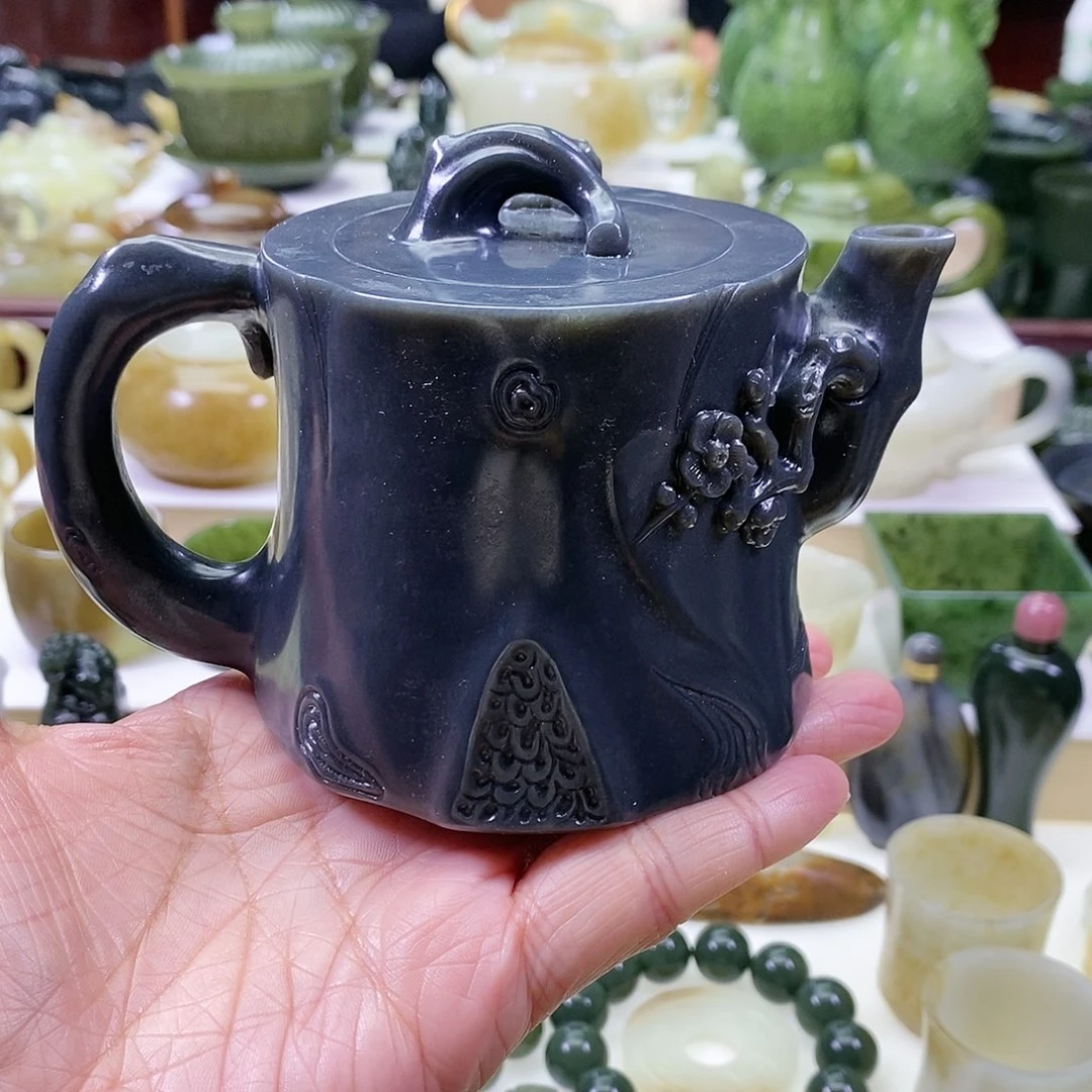 和田玉茶壶未镶嵌