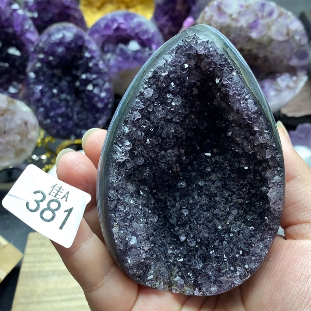 未镶嵌大型摆件（非配饰）紫晶星****间