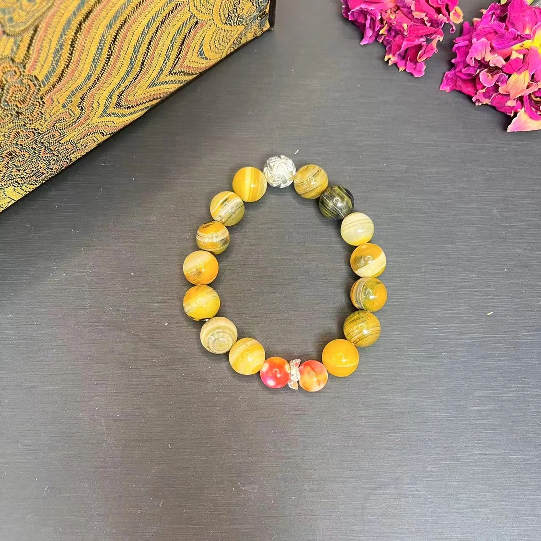 非金属珐琅手链 K131时尚药灵胆手链