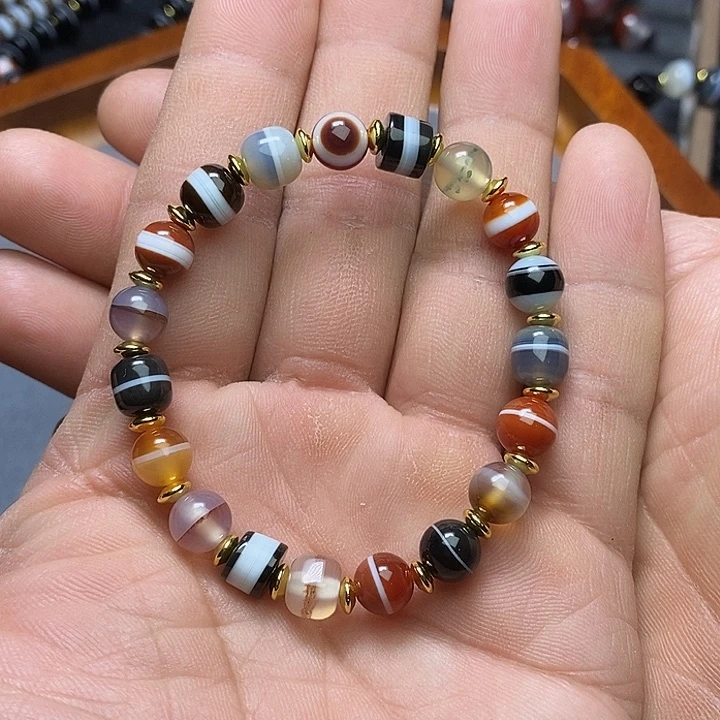 玛瑙/玉髓未镶嵌手链