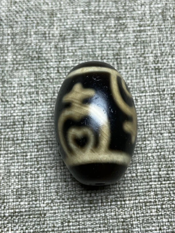 藏式古珠宝瓶达洛珠老皮高糯风化细腻包浆古朴油润细腻吊坠