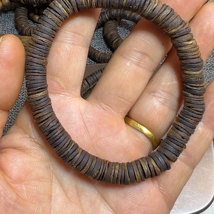 沉香碎屑沉香沉水浮0.8单圈片珠8克