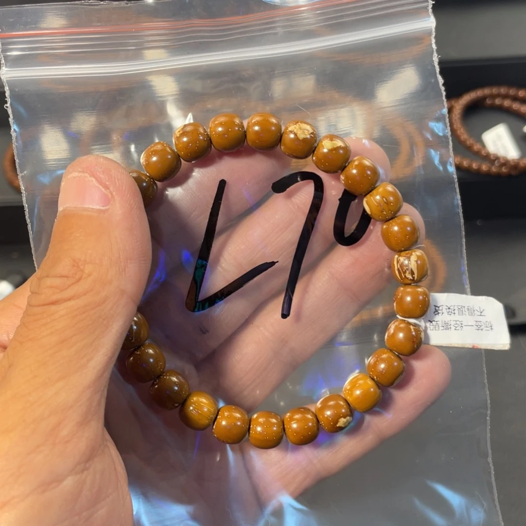 手串紫金鼠8×7实心老型L70