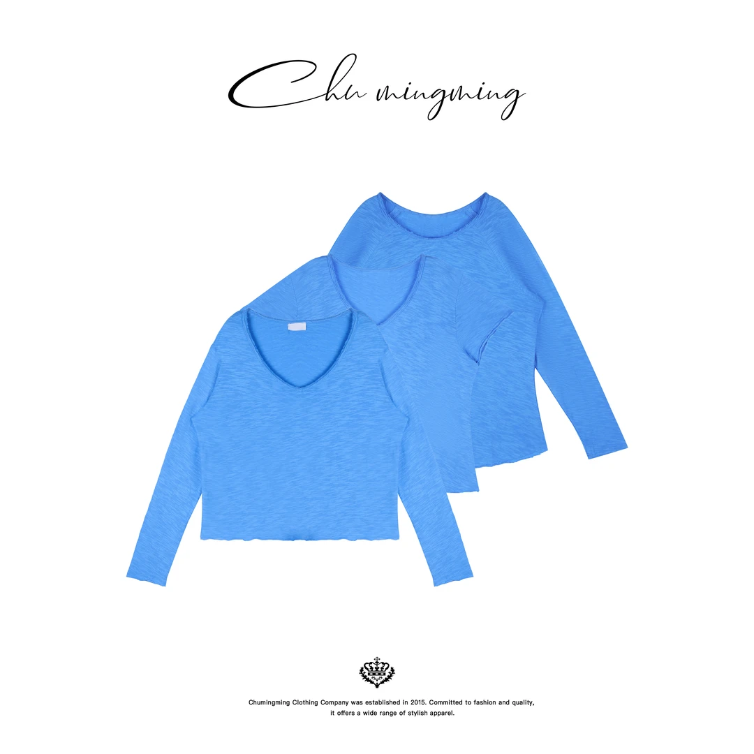 【CHU/2025SSNEW】 《风信》蓝系列款T NH25185