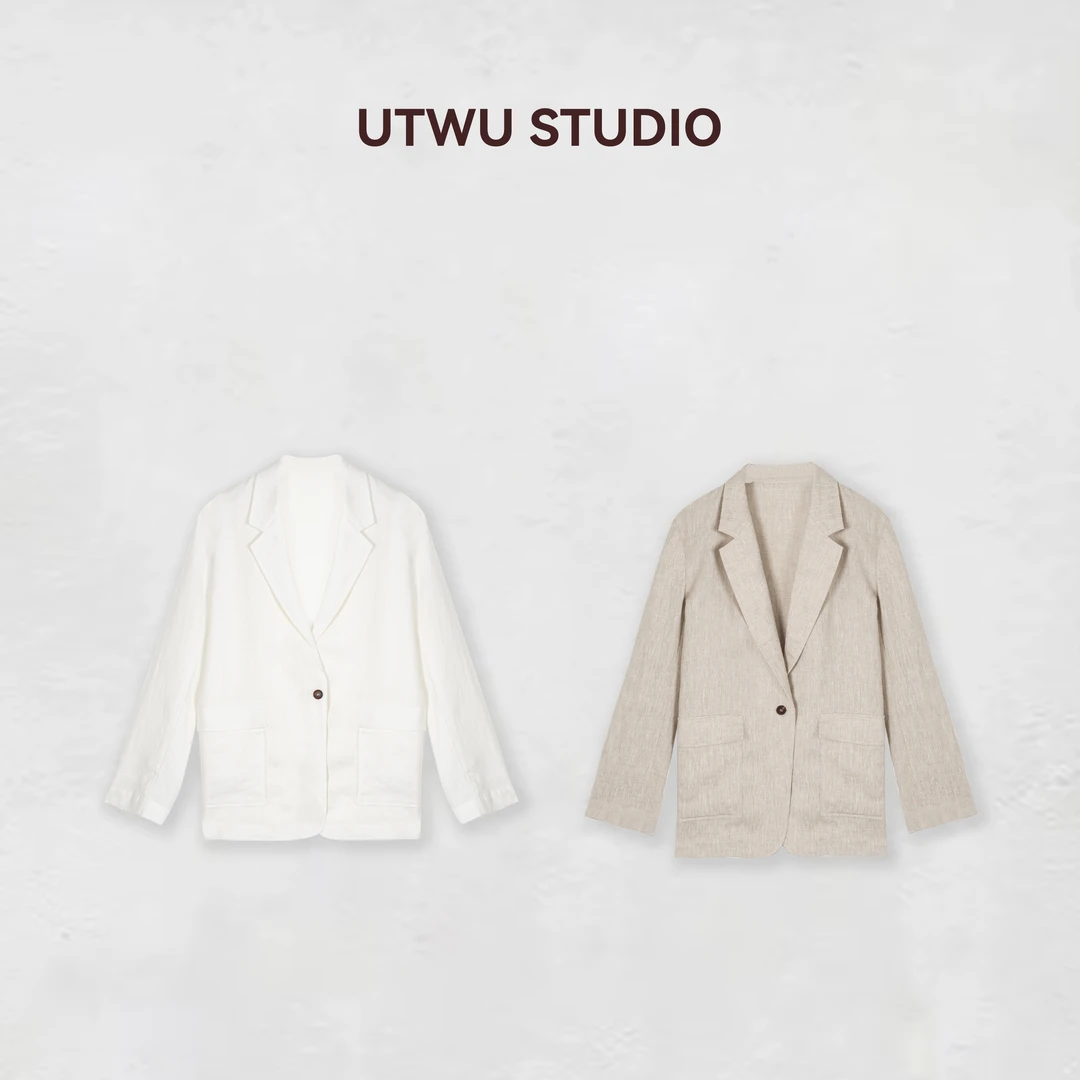 UTWU小敏 「高智女绅」1oo雨露麻肌理感春夏透气西装外套S25W1002
