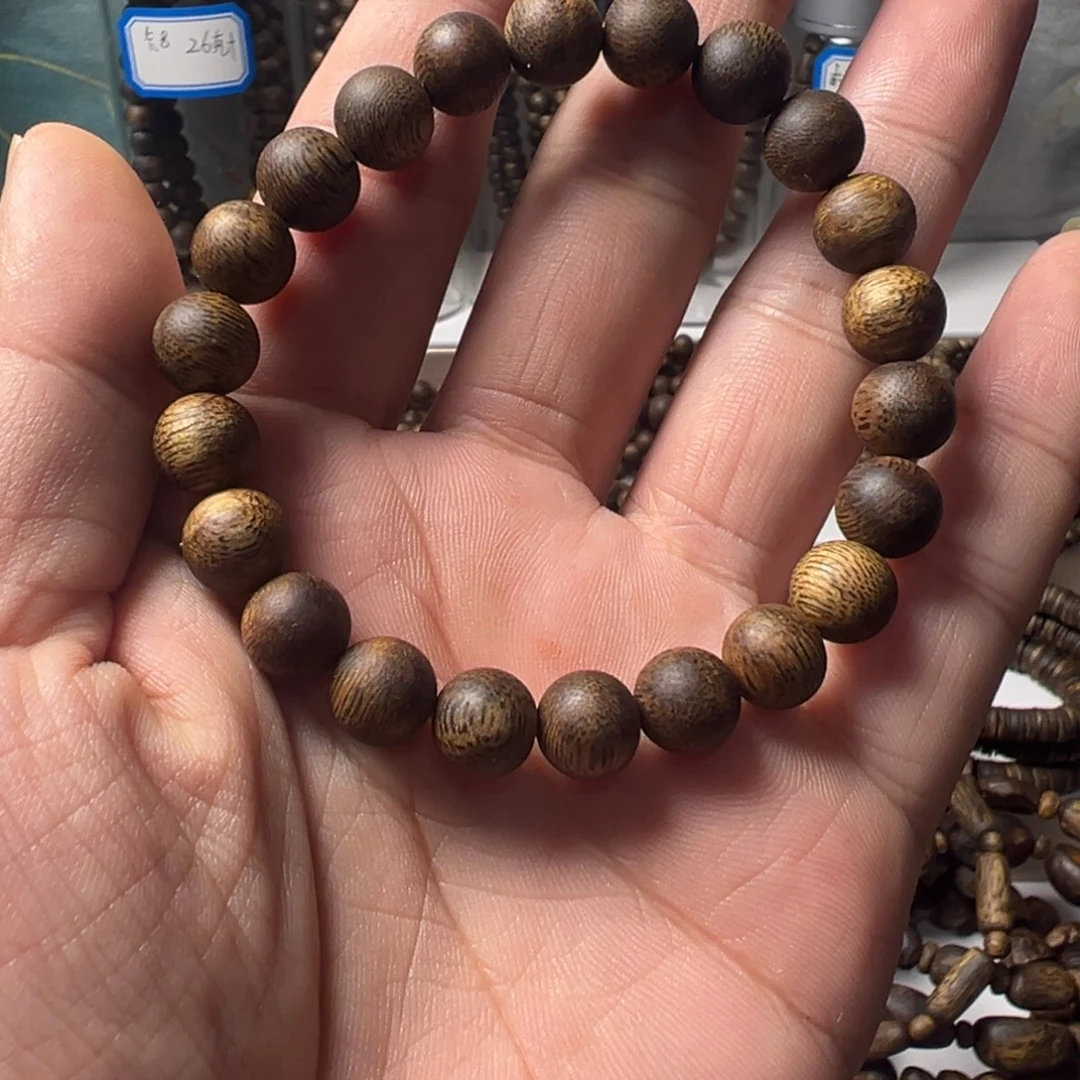 沉香沉香碎屑奇楠沉香卡9单圈