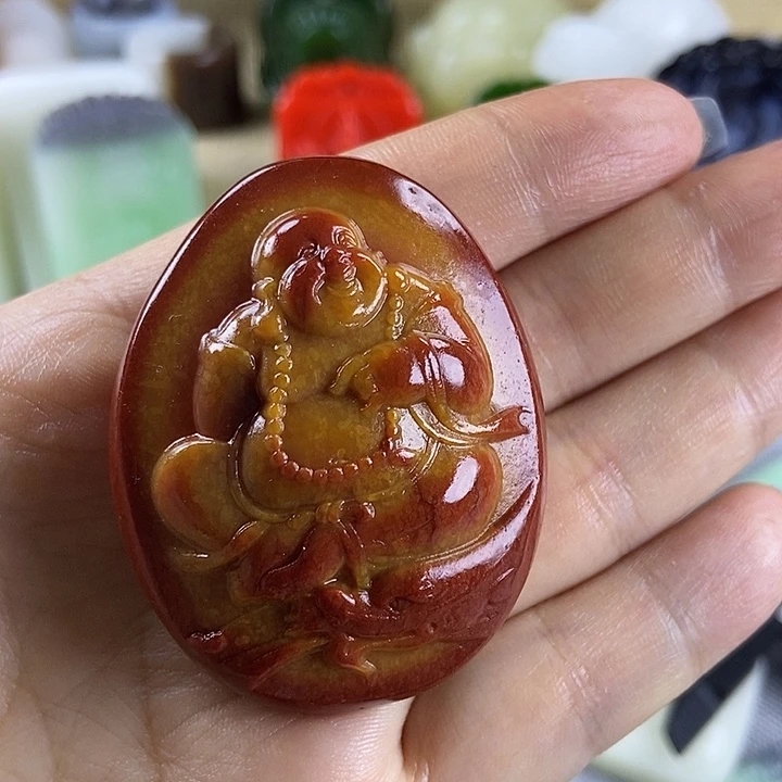 和田玉未镶嵌颈饰潇**生