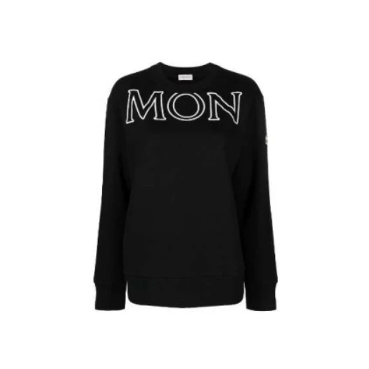 未使用 MONCLER 【lu】卫衣 女款 黑色 TP018285