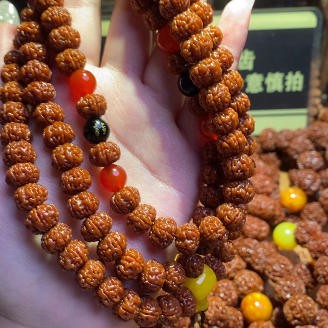 金刚菩提手串10-108树王。5配饰