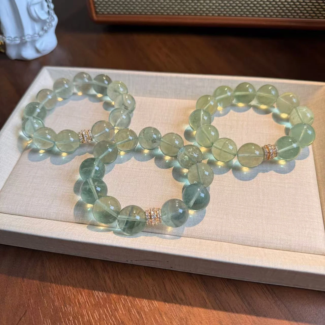 绿萤石手串手链 颜色微差多样性发其一ZDD538
