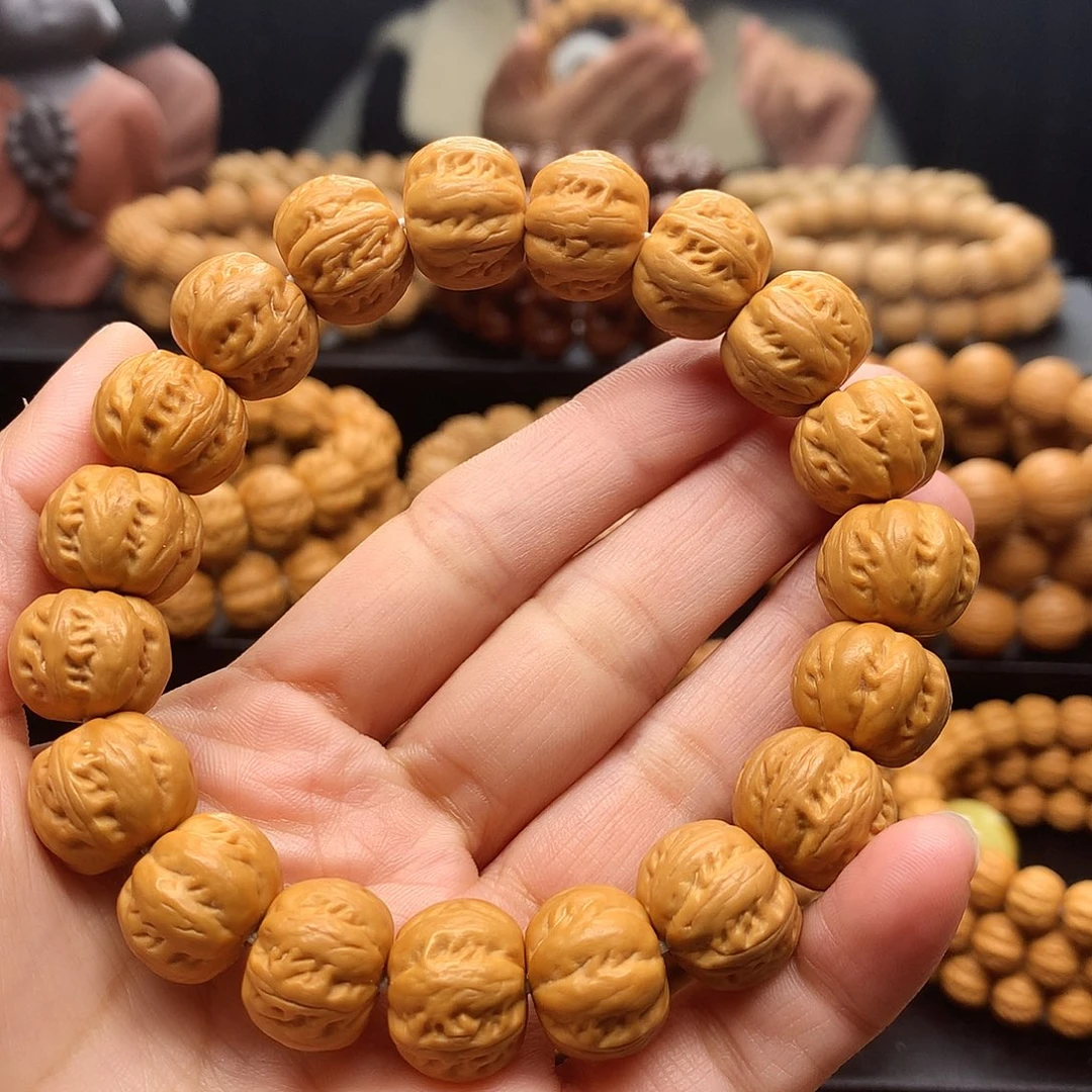 猴头核桃吊坠麻花八棱