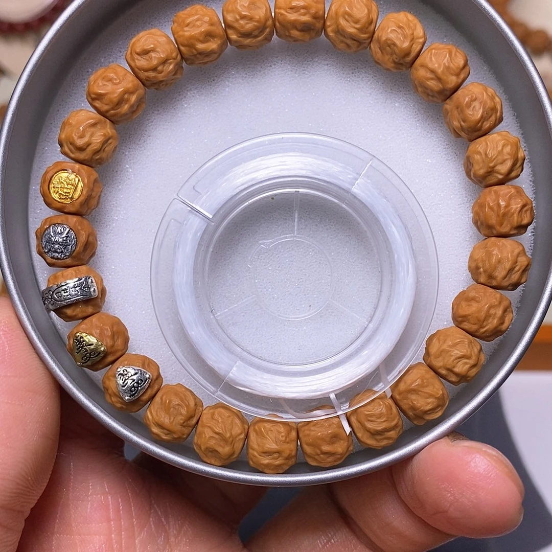 猴头核桃手串五标龙蛇之变尺寸9+全品精工