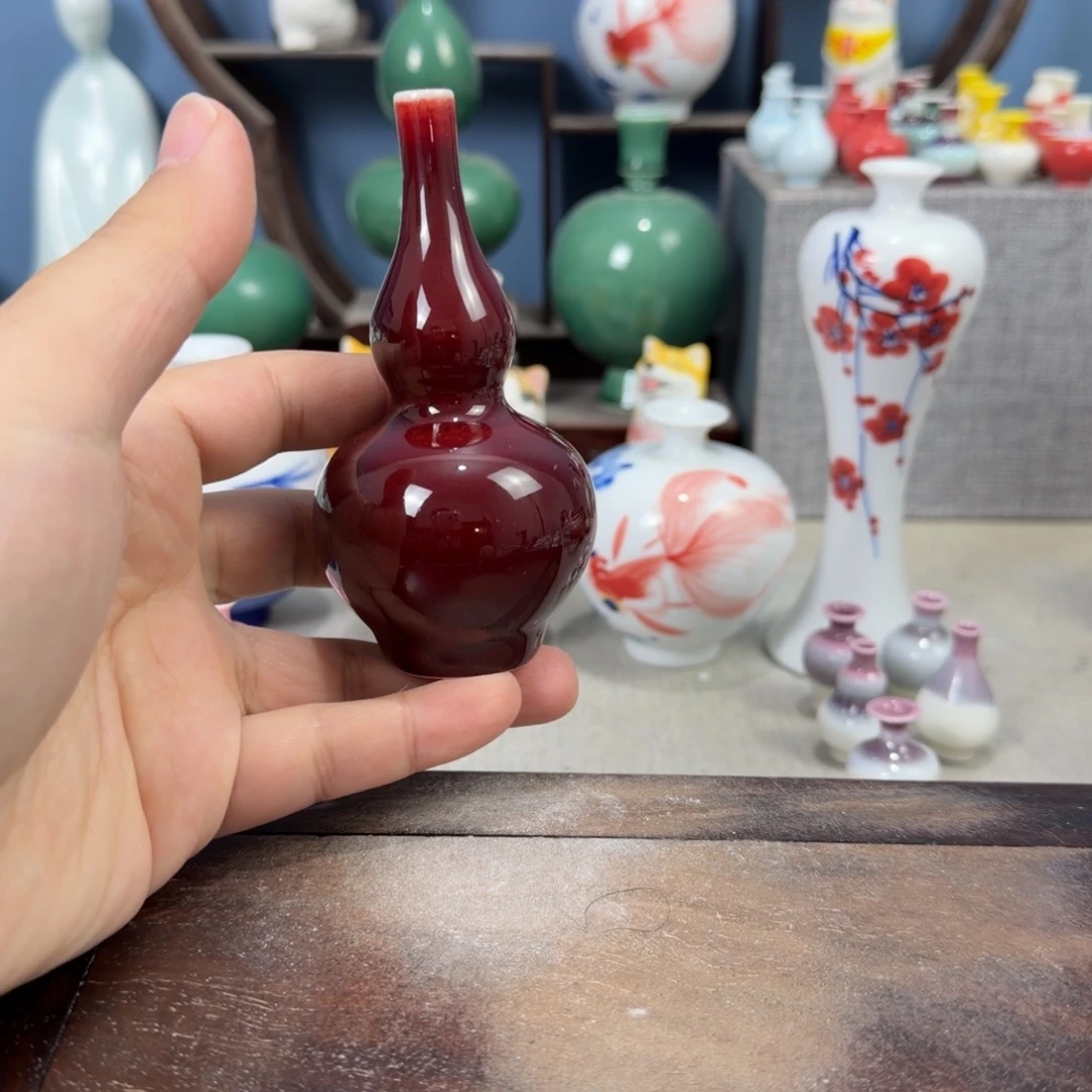 陶瓷手工小花器摆件