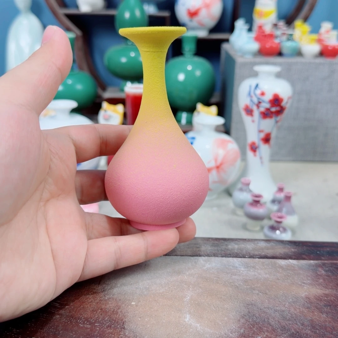 陶瓷手工小花器摆件