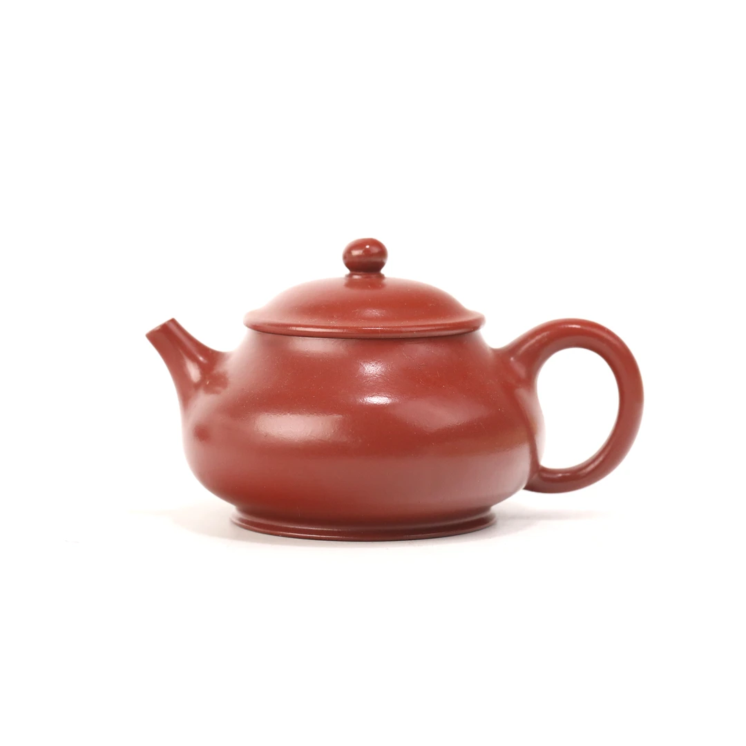 十二有你SJ矮潘壶/125cc朱泥大红袍宜兴原矿手工紫砂壶精工实用器