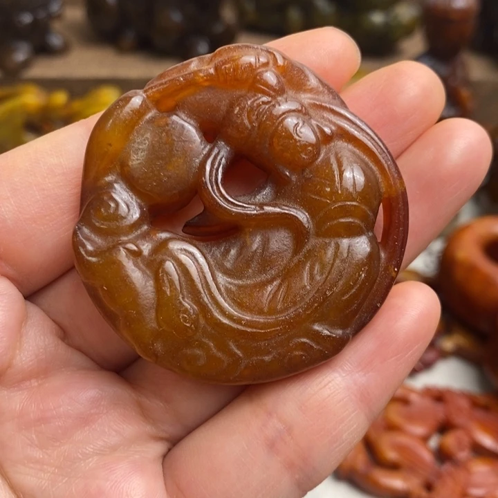 蛇纹石玉未镶嵌颈饰31