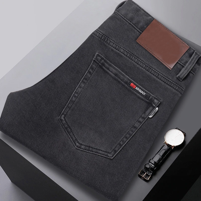 孤品过款 欧货四季款牛仔裤男高端欧货修身小脚裤潮牌男裤轻奢