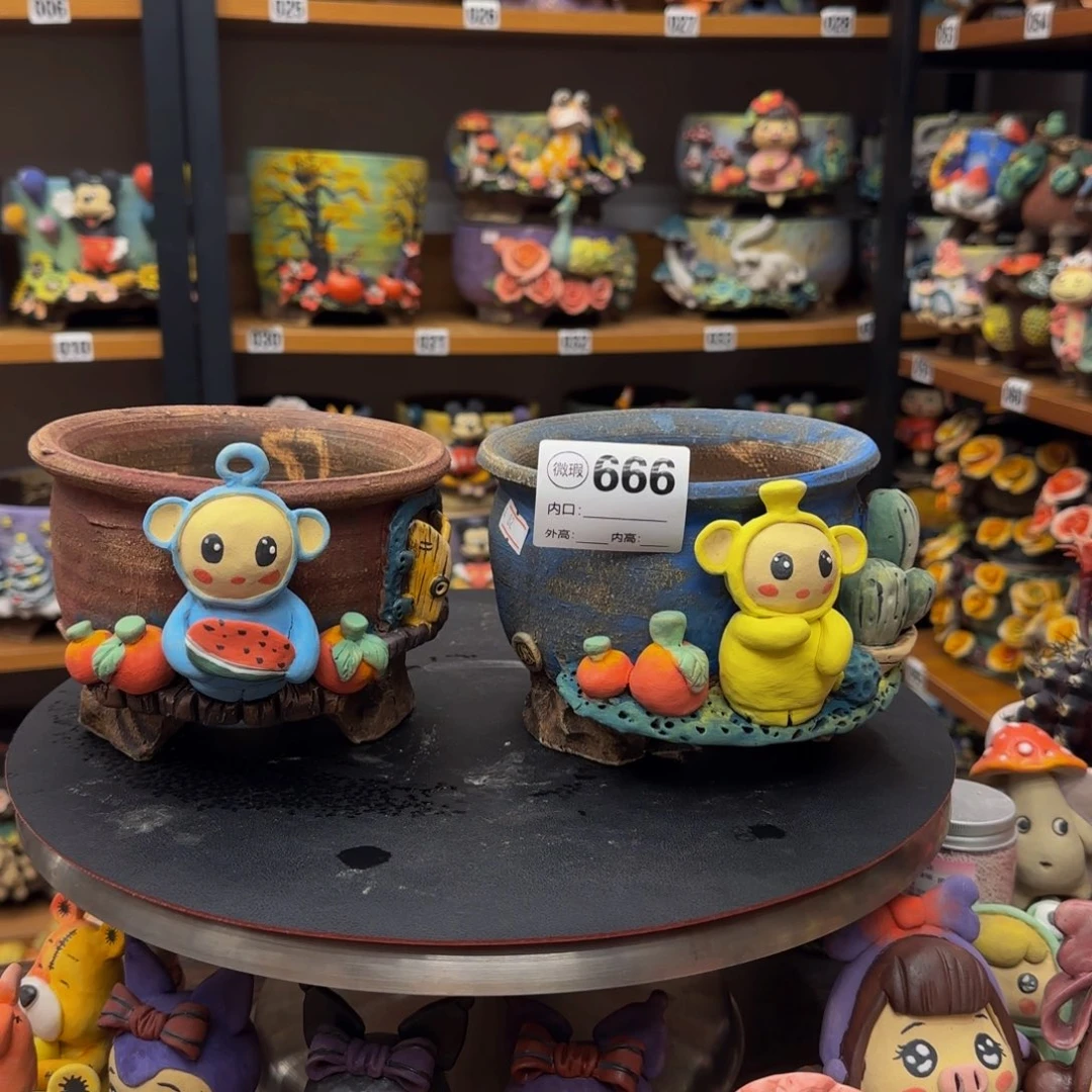 【闪购商品】粗陶手捏