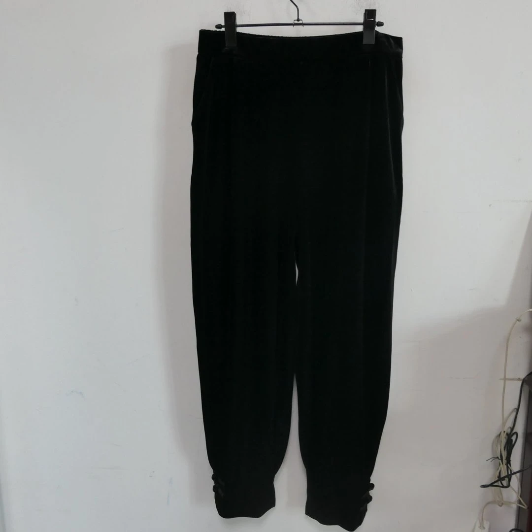 DJ-30615新中式盘扣小脚裤