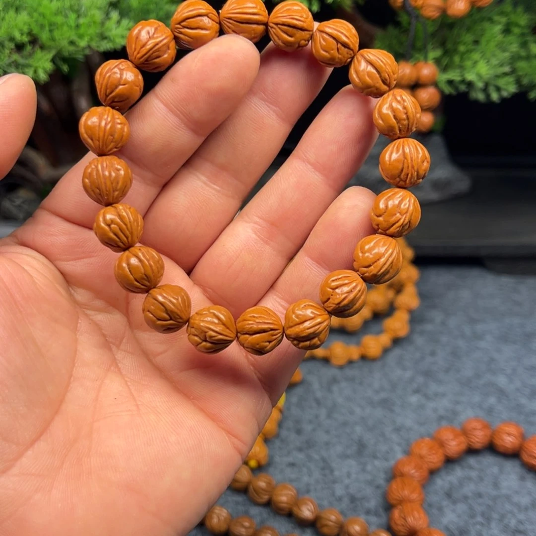 桃核手串小龙纹手串8