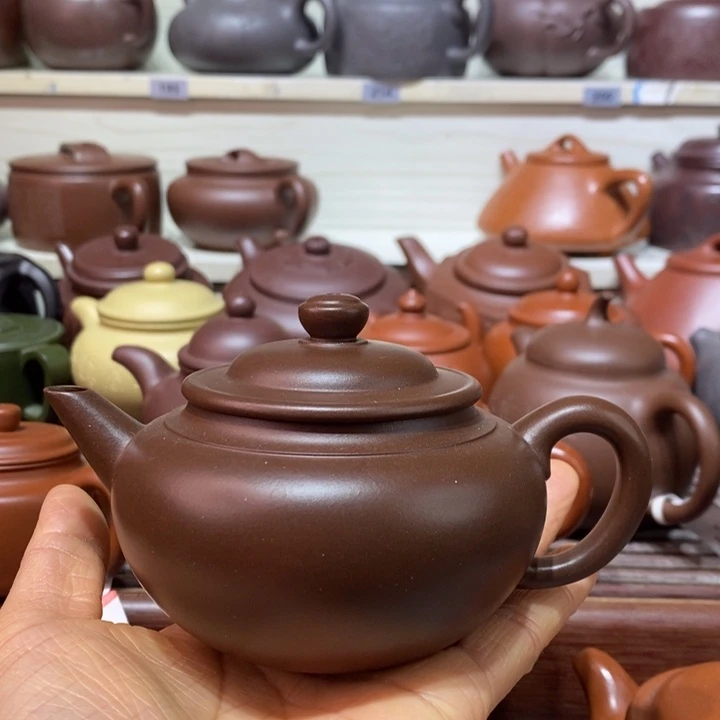 紫砂茶壶精工制作一把