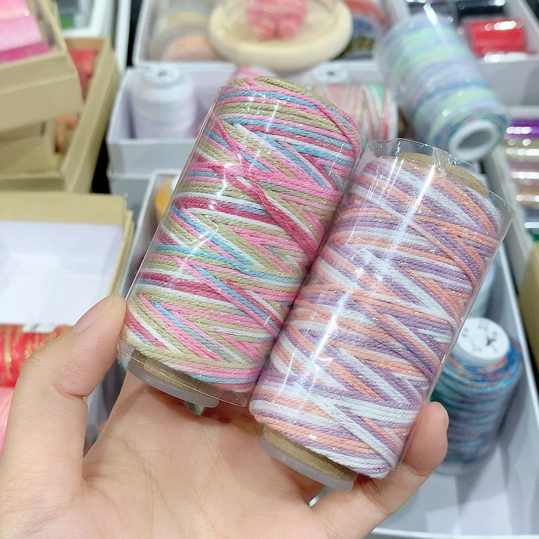 腈纶段染手搓棉马卡龙、玲娜贝尔