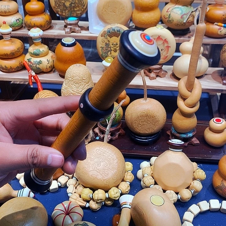 金箍棒黑檀木蜜蜡口