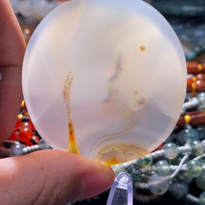 【闪购商品】玛瑙/玉髓颈饰未镶嵌老**o