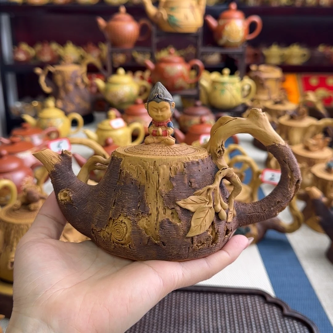 茶壶段泥冬***阳树桩悟空