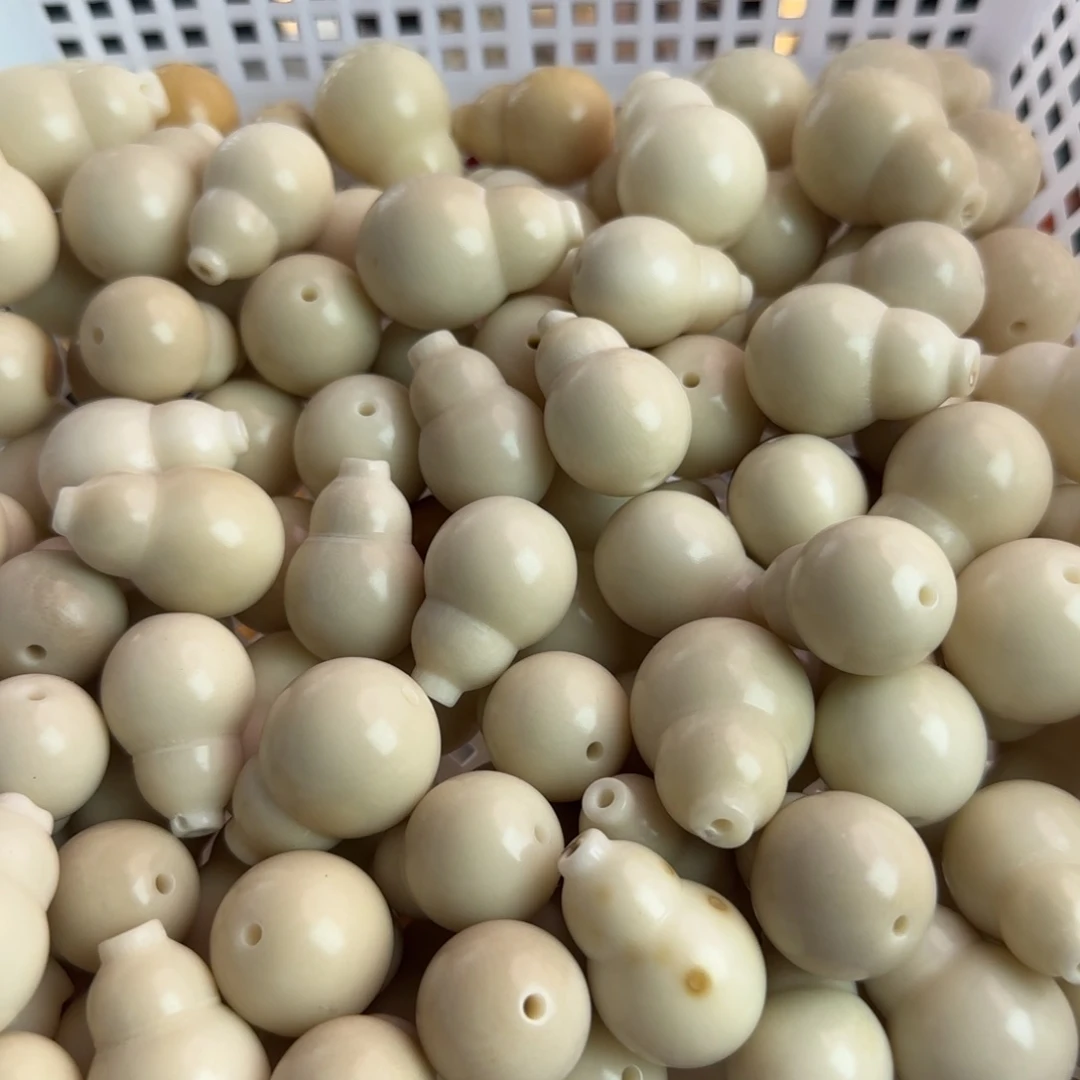 菩提根/象牙果手串微瑕牙果葫芦10颗