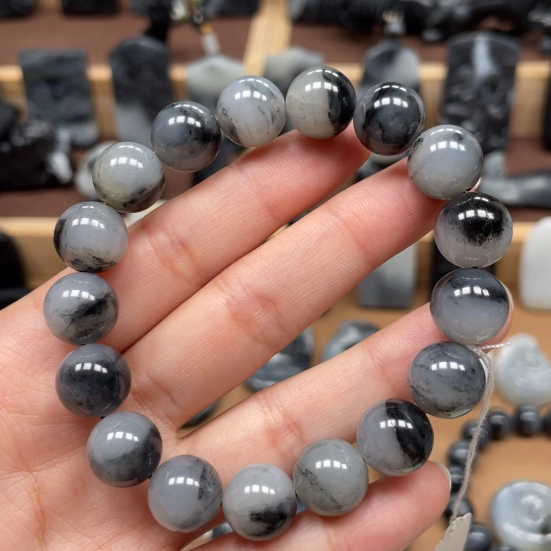 和田玉手链未镶嵌西**门