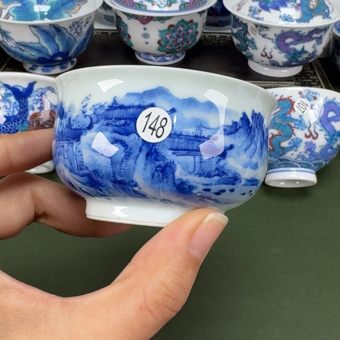 沙沙手工手绘茶具148