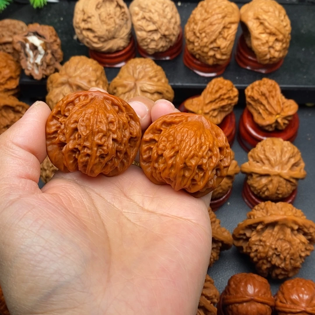 文玩核桃把件40公子帽