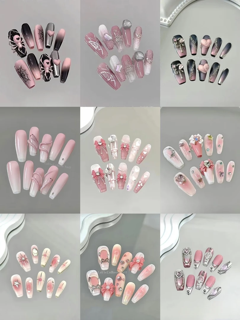 重工纯手工穿戴甲 【5单飞】 下单备注编码 默认微瑕 no退no换