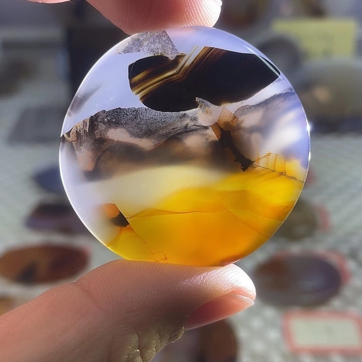 玛瑙/玉髓合金颈饰