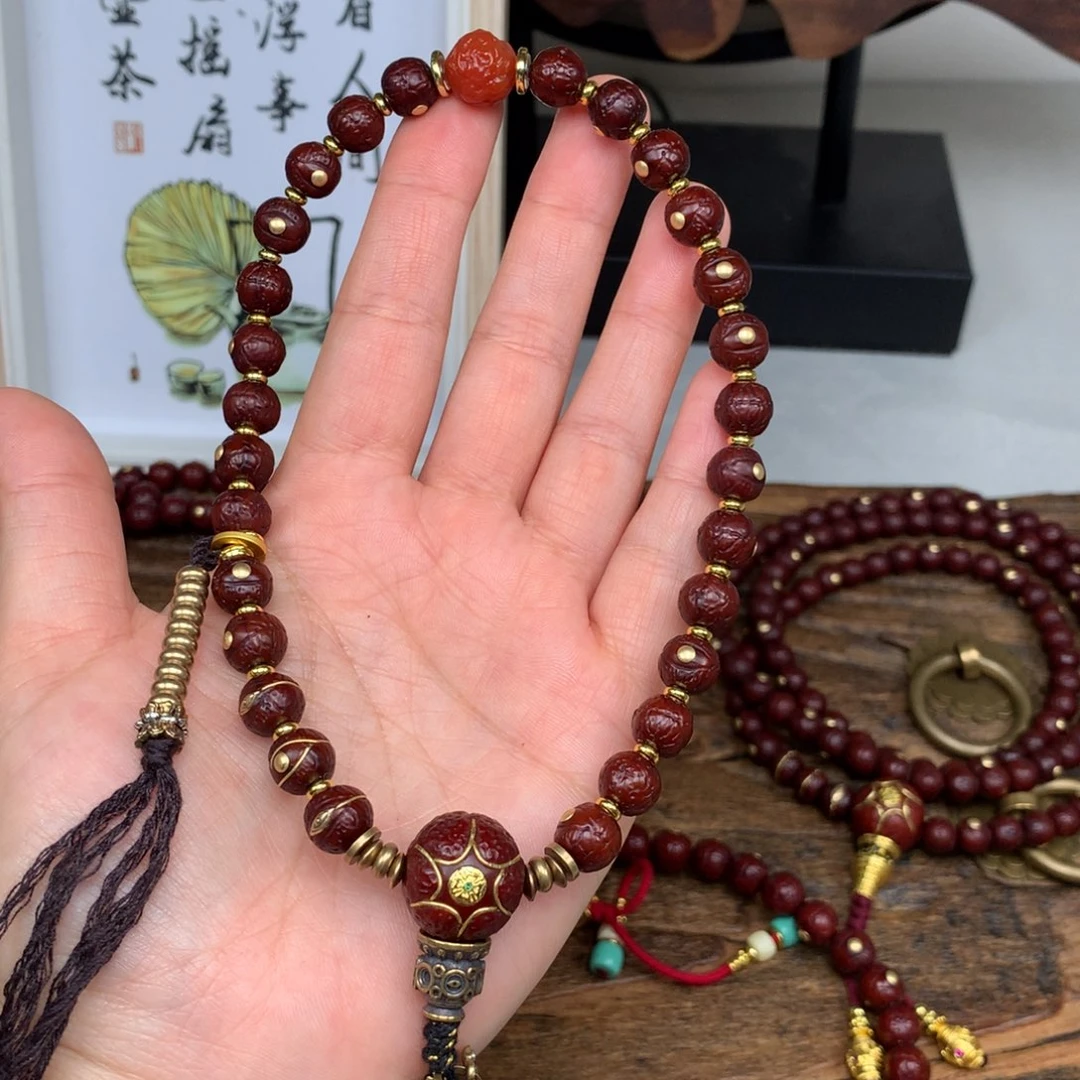 凤眼菩提吊坠8.8满配手持